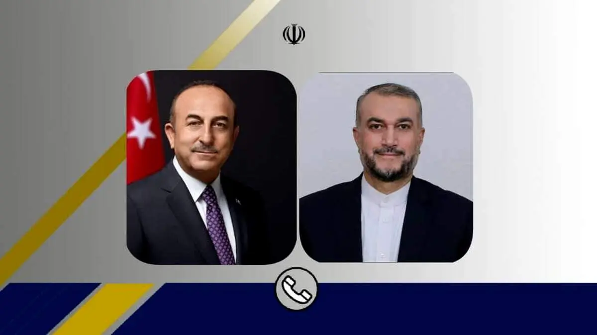 رایزنی امیرعبداللهیان و چاوش اوغلو پیش از سفر اردوغان