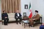 دیدار اسماعیل هنیه رئیس دفتر سیاسی حماس با رهبر انقلاب