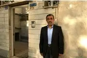  احمدی نژاد امروز از این حادثه گریخت/ عکس
