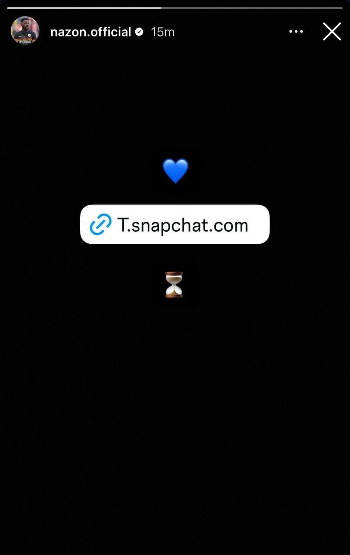  استوری دوکان نزون با قلب آبی