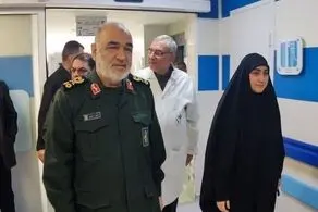 تصاویر زینب سلیمانی در حال عیادت از مجروحان حمله تروریستی کرمان + ببینید 
