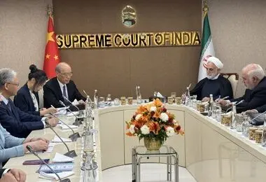 دیدار محسنی اژه‌ای با رئیس دیوان عالی جمهوری خلق چین