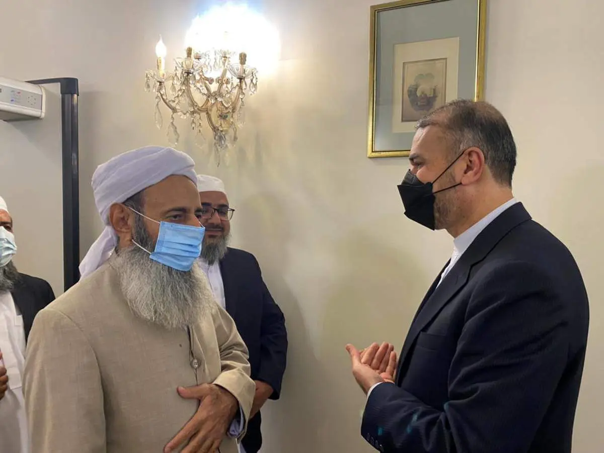 مولوی عبدالحمید با امیرعبداللهیان دیدار کرد