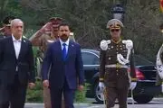 استقبال رسمی پزشکیان از نخست‌وزیر عراق