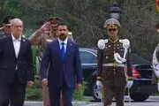 استقبال رسمی پزشکیان از نخست‌وزیر عراق