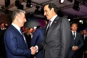 دیدار ناگهانی نخست وزیر کُردها با امیر قطر