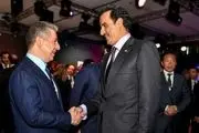 دیدار ناگهانی نخست وزیر کُردها با امیر قطر