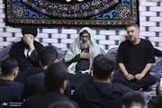 حضور سیدعلی خمینی در یک موکب + عکس 