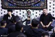 حضور سیدعلی خمینی در یک موکب + عکس 