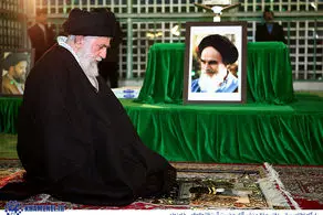 حضور رهبری در حرم امام خمینی (س) و گلزار شهدای بهشت زهرا