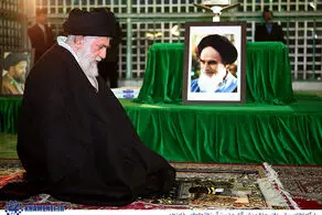 حضور رهبری در حرم امام خمینی (س) و گلزار شهدای بهشت زهرا