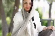 تغییر باورنکردنی چهره مه لقا باقری با لنز سبز و موی بلوند