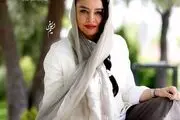 تغییر باورنکردنی چهره مه لقا باقری با لنز سبز و موی بلوند
