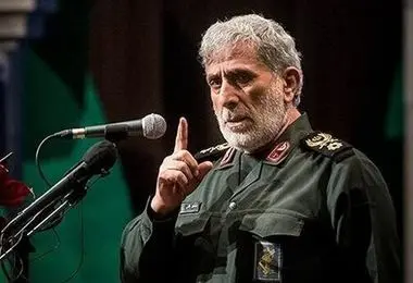 سردار قاآنی: آمریکا و رژیم صهیونی بدون هیچ دستاوردی منطقه را ترک خواهند کرد