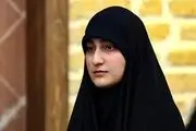 واکنش زینب سلیمانی به شهادت فرماندهان ارشد سپاه توسط اسرائیل