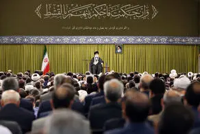 معنای مهم حدیث نصب شده در دیدار امروز رهبری با مسئولان قوه قضاییه+ عکس