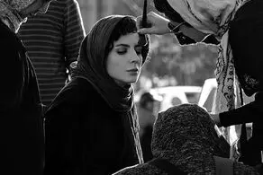 عکس جالب از لیلا حاتمی در پشت صحنه یک سریال + ببینید 