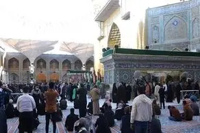 ویدئویی وحشتناک از آتش سوزی در یکی از هتل های نزدیک حرم امام علی (ع) در نجف/ فلیم