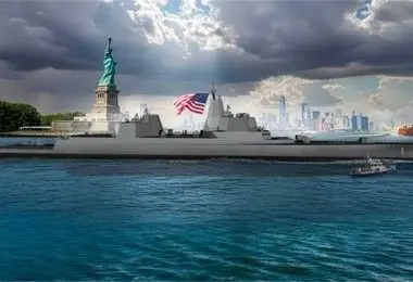  گران‌قیمت‌ترین ناو جنگی آمریکا در حال حرکت است / عکس