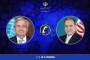 تماس تلفنی عراقچی با آنتونیو گوترش