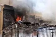 فوری، آتش‌سوزی گسترده صبح امروز در تهران
