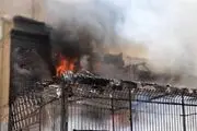 فوری، آتش‌سوزی گسترده صبح امروز در تهران