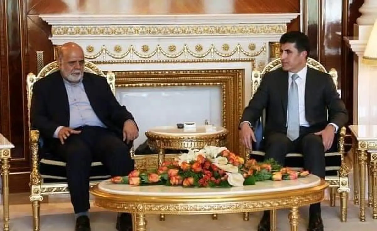 سفیر ایران در عراق با بارزانی دیدار کرد