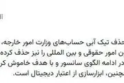 شبکه اجتماعی ایکس تیک آبی معاون وزیر خارجه را حذف کرد
