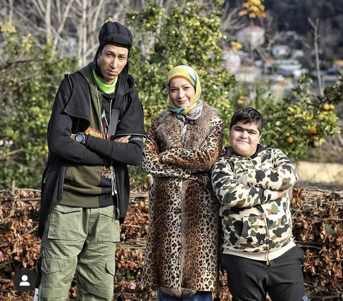  فهیمه سریال پایتخت پس از سالها با همسر و دخترش/ تصاویر