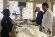 عیادت نماینده ویژه شورای اطلاع‌رسانی دولت از مصدومان حادثه طبس