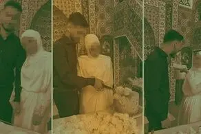 برگزاری جشن عروسی لاکچری در مسجد+عکس