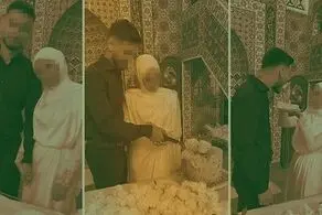 برگزاری جشن عروسی لاکچری در مسجد+عکس