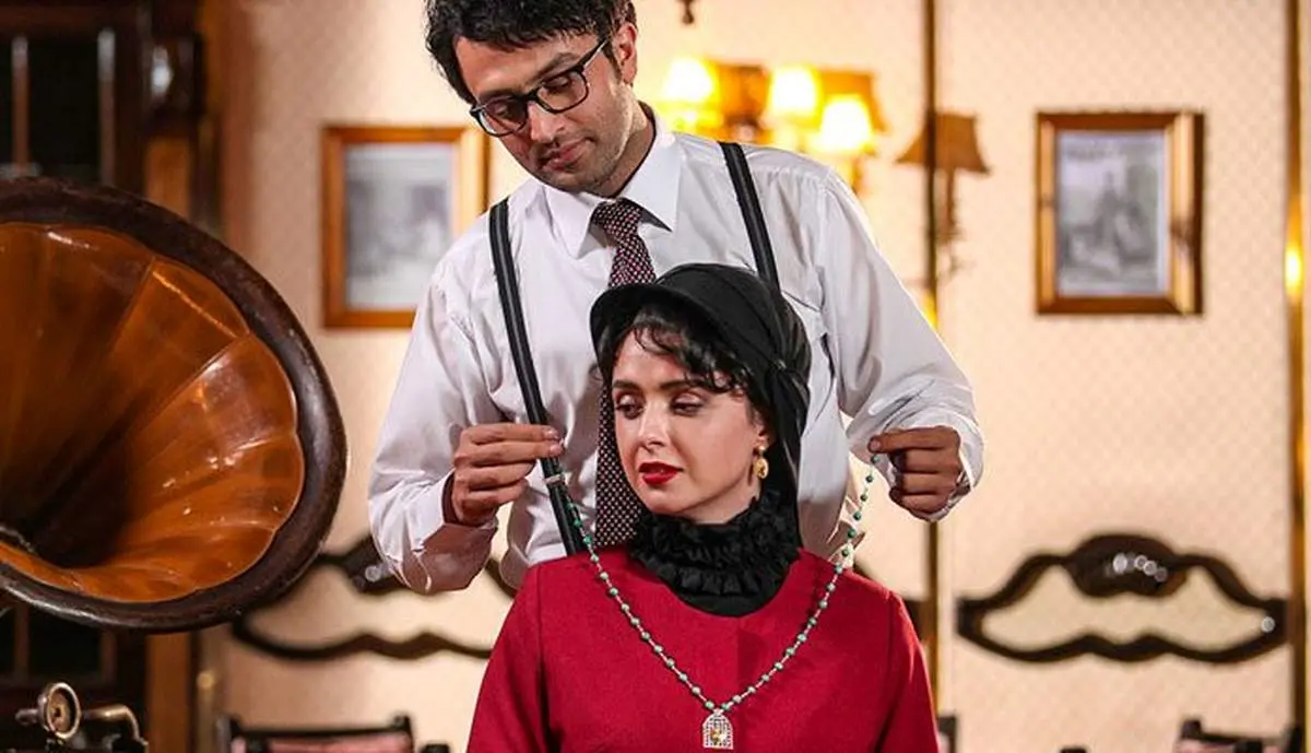 شهرزاد و فرهاد در پشت‌صحنه سریال «شهرزاد»/ عکس