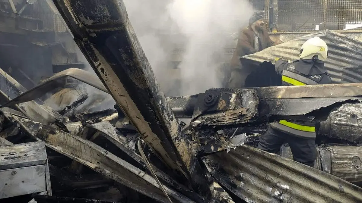 تصاویری از سقوط بالگرد در دُرچه اصفهان + ببینید 