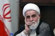ناظق نوری با لباس متفاوت بر سر مزار استاد شجریان/ ببینید 