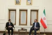دیدار معاون وزیر خارجه جمهوری تاجیکستان با وزیر خارجه کشورمان 