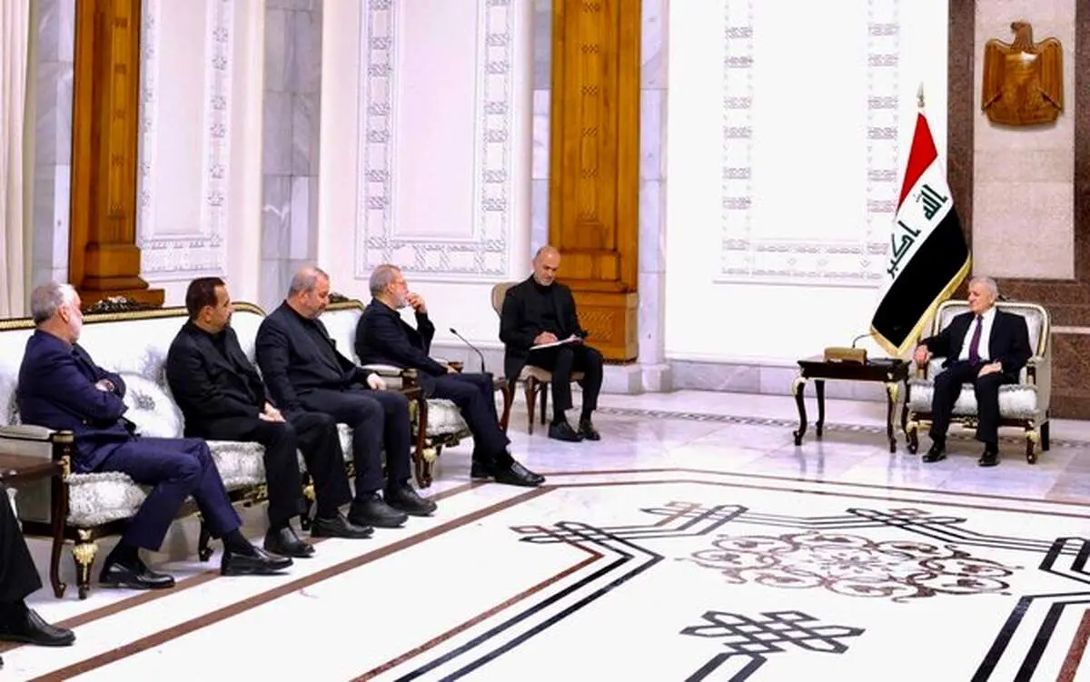 توییت سفارت ایران در عراق درباره سفر لاریجانی 