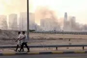خسارت وارد آمده به فرودگاه کویت پس از حمله موشکی + عکس 