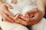 نوزاد عجیبی که با حجاب به دنیا آمد/ عکس