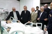 عیادت پزشکیان از مجتبی رحماندوست 