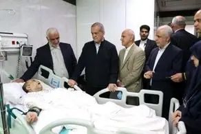 عیادت پزشکیان از مجتبی رحماندوست 
