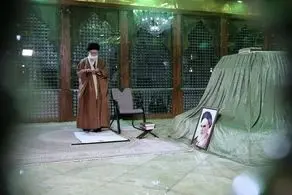 حضور رهبر انقلاب در مرقد مطهر امام راحل و گلزار شهدای بهشت زهرا