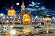 عکس جالب از جنگنده ارتش ایران بر فراز گنبد منور رضوی + عکس