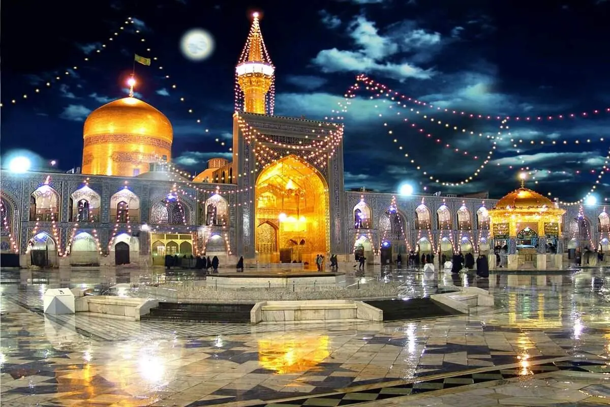 عکس جالب از جنگنده ارتش ایران بر فراز گنبد منور رضوی + عکس