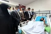 معاون رئیس‌جمهور با مجروح حادثه حرم رضوی دیدار کرد 
