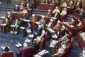 حضور حسن روحانی در مجلس خبرگان رهبری + عکس