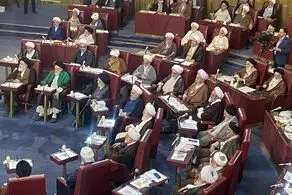 حضور حسن روحانی در مجلس خبرگان رهبری + عکس