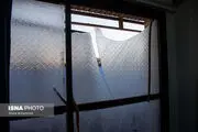 خسارات ناشی از تجاوز آمریکا به خوابگاه دانشجویی دانشگاه علوم پزشکی اهواز + عکس 