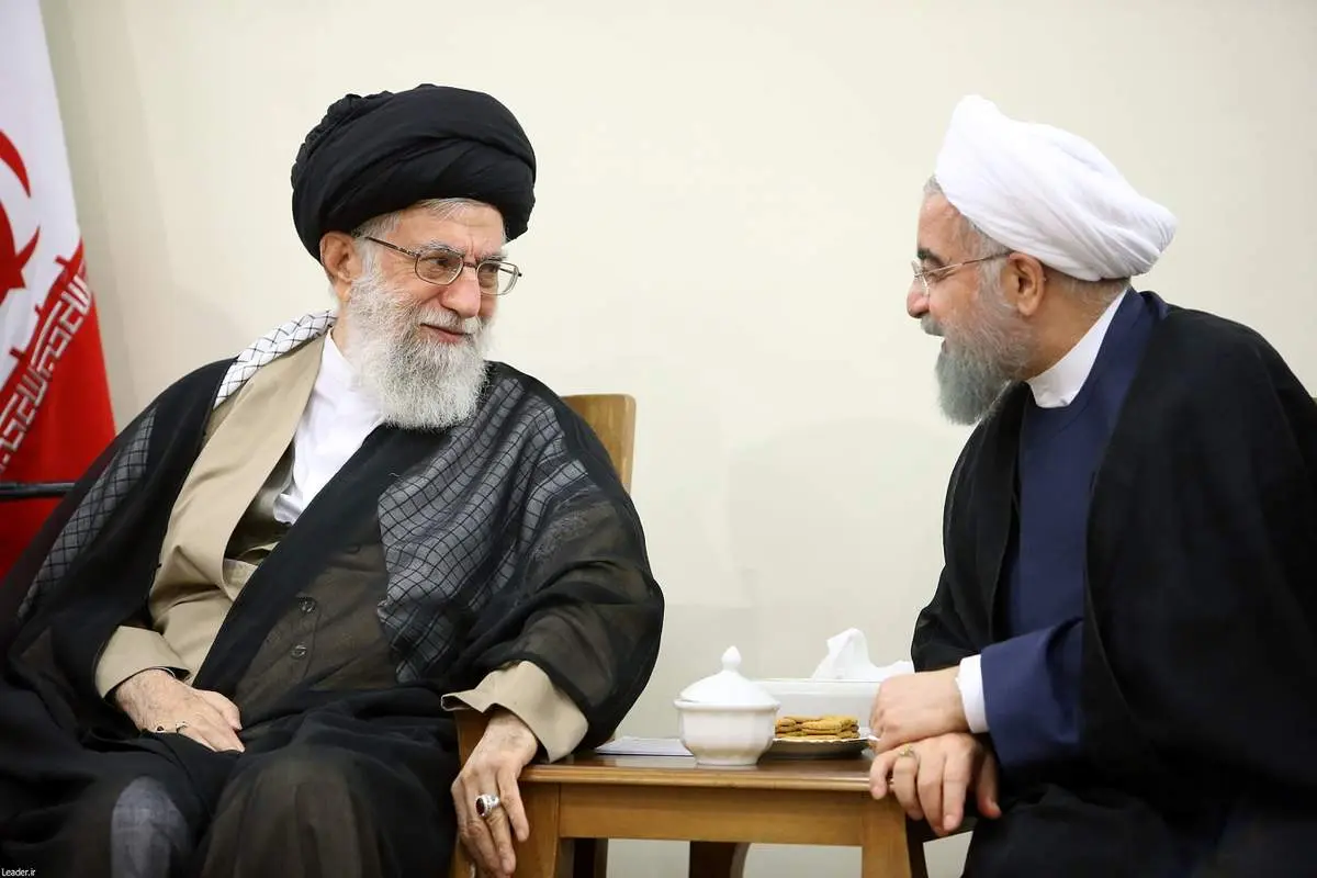 دیدار خصوصی حسن روحانی با رهبر انقلاب