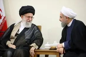 دیدار خصوصی حسن روحانی با رهبر انقلاب

